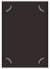 Linen Black Slit Card 5 1/4 x 7 1/4 - 10/Pk