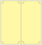 Sugared Lemon Slit Folded Card 4 1/4 x 9 - 10/Pk