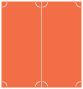 Electric Orange Slit Folded Card 4 1/4 x 9 - 10/Pk