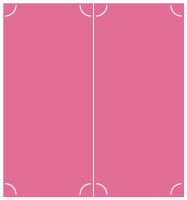 Peony Slit Folded Card 4 1/4 x 9 - 10/Pk