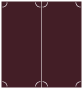 Eggplant Slit Folded Card 4 1/4 x 9 - 10/Pk