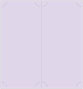 Lily Slit Folded Card 4 1/4 x 9 - 10/Pk