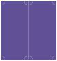 Amethyst Slit Folded Card 4 1/4 x 9 - 10/Pk