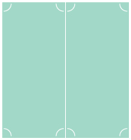 Tiffany Blue Slit Folded Card 4 1/4 x 9 - 10/Pk