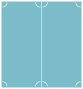 Textured Aquamarine Slit Folded Card 4 1/4 x 9 - 10/Pk