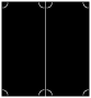 Black Slit Folded Card 4 1/4 x 9 - 10/Pk