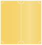 Gold Slit Folded Card 4 1/4 x 9 - 10/Pk