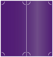 Purple Slit Folded Card 4 1/4 x 9 - 10/Pk