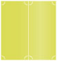 Lime Slit Folded Card 4 1/4 x 9 - 10/Pk
