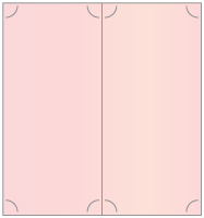 Rose Slit Folded Card 4 1/4 x 9 - 10/Pk