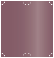 Ruby Slit Folded Card 4 1/4 x 9 - 10/Pk