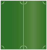 Botanic Slit Folded Card 4 1/4 x 9 - 10/Pk