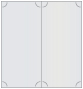 Silver Slit Folded Card 4 1/4 x 9 - 10/Pk