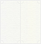 White Pearl Slit Folded Card 4 1/4 x 9 - 10/Pk