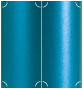 Teal Silk Slit Folded Card 4 1/4 x 9 - 10/Pk