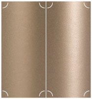 Pearl Silk Slit Folded Card 4 1/4 x 9 - 10/Pk