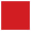 Firecracker Red Square Flat Card 5 3/4 x 5 3/4 - 25/Pk