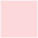 Pink Feather Square Flat Card 6 3/4 x 6 3/4 - 25/Pk