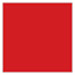 Firecracker Red Square Flat Card 6 3/4 x 6 3/4 - 25/Pk