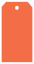 Electric Orange Style A Tag (2 1/4 x 4) 10/Pk