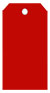 Firecracker Red Style A Tag (2 1/4 x 4) 10/Pk