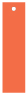 Electric Orange Style G Tag (1 1/4 x 5) 10/Pk
