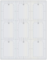 Silver Soho Imprintable Tag Style A1 2 x 3 (9 per sheet - 5 sheets per pack)