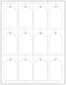 Solar White Soho Imprintable Tag Style A2 1 3/4 x 3 (12 per sheet - 5 sheets per pack)