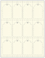 Natural White Soho Imprintable Tag Style A2 1 3/4 x 3 (12 per sheet - 5 sheets per pack)