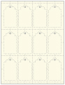 Natural White Soho Imprintable Tag Style A2 1 3/4 x 3 (12 per sheet - 5 sheets per pack)