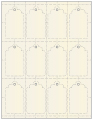 Quartz Soho Imprintable Tag Style A2 1 3/4 x 3 (12 per sheet - 5 sheets per pack)
