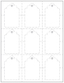 Solar White Soho Imprintable Tag Style A3 2 x 3 1/4 (9 per sheet - 5 sheets per pack)