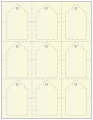 Opal Soho Imprintable Tag Style A3 2 x 3 1/4 (9 per sheet - 5 sheets per pack)