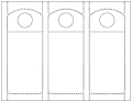 Solar White Soho Imprintable Tag Style A6 3 x 7 1/4 (3 per sheet - 5 sheets per pack)