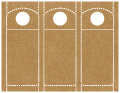 Natural Ktaft Soho Imprintable Tag Style A6 3 x 7 1/4 (3 per sheet - 5 sheets per pack)