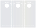 Silver Soho Imprintable Tag Style A6 3 x 7 1/4 (3 per sheet - 5 sheets per pack)