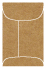 Natural Kraft Mini Top Open Envelope 2 1/4 x 3 1/2 - 25/Pk