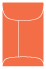 Electric Orange Mini Top Open Envelope 2 1/4 x 3 1/2 - 25/Pk