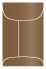 Bronze Mini Top Open Envelope 2 1/4 x 3 1/2 - 25/Pk