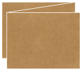 Natural Kraft Trifold Card 5 1/2 x 4 1/4 - 10/Pk