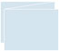 Blue Feather Trifold Card 5 1/2 x 4 1/4 - 10/Pk