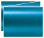 Teal Silk Trifold Card 5 1/2 x 4 1/4 - 10/Pk