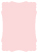 Pink Feather Victorian Card 3 1/2 x 5 - 25/Pk