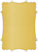 Gold Victorian Card 3 1/2 x 5 - 25/Pk