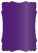 Purple Victorian Card 3 1/2 x 5 - 25/Pk