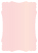 Rose Victorian Card 3 1/2 x 5 - 25/Pk