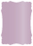 Violet Victorian Card 3 1/2 x 5 - 25/Pk