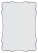 Silver Victorian Card 3 1/2 x 5 - 25/Pk