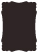 Linen Black Victorian Card 3 1/2 x 5 - 25/Pk