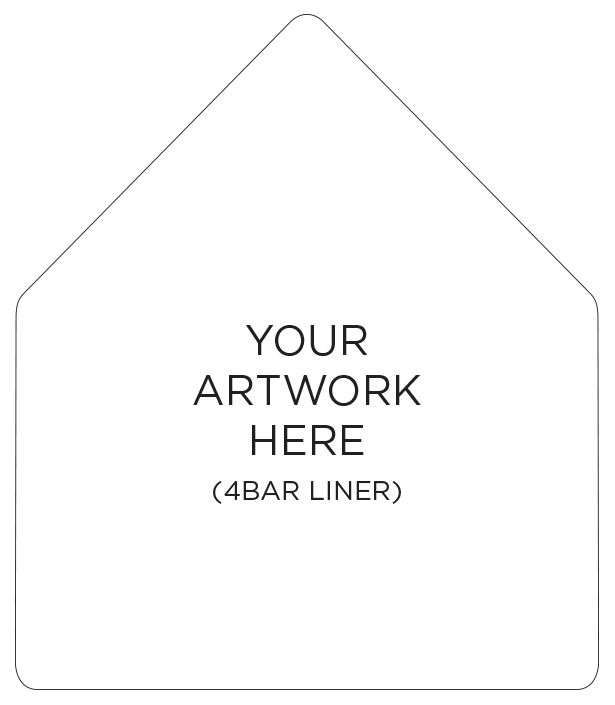 Thumbnail Image for Liner 4 Bar + Printing - 25/Pk